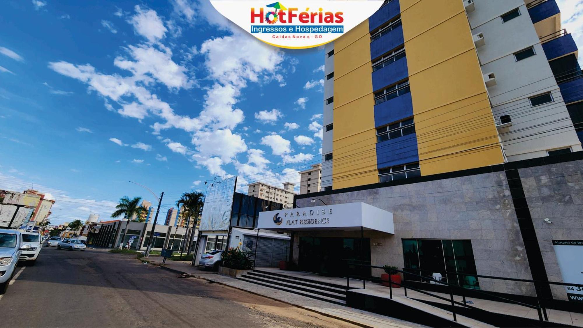 Flat Paradise, Piscinas Termais, Proximo Ao Centro - Hotferias Калдас-Новас Экстерьер фото