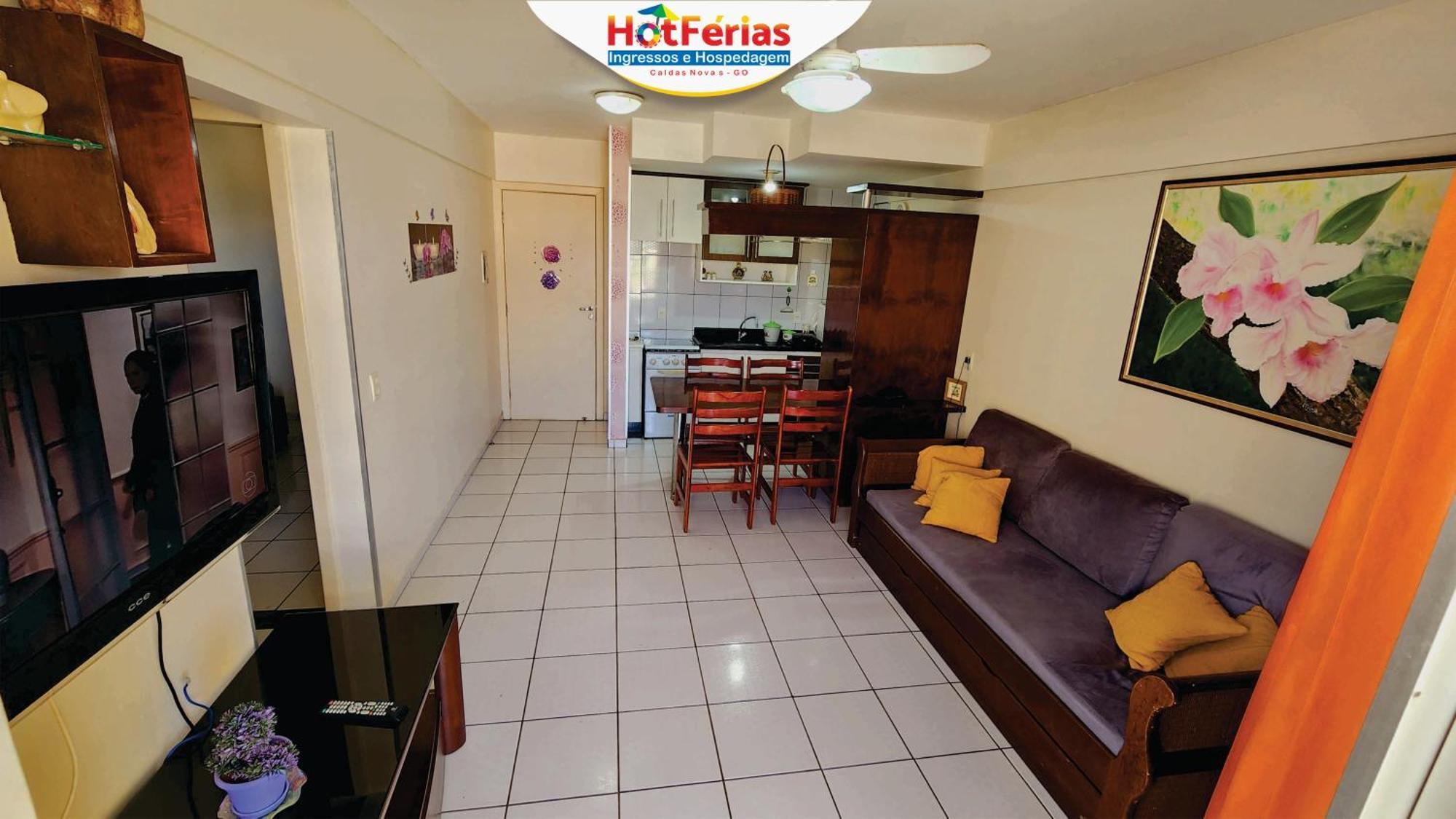 Flat Paradise, Piscinas Termais, Proximo Ao Centro - Hotferias Калдас-Новас Экстерьер фото