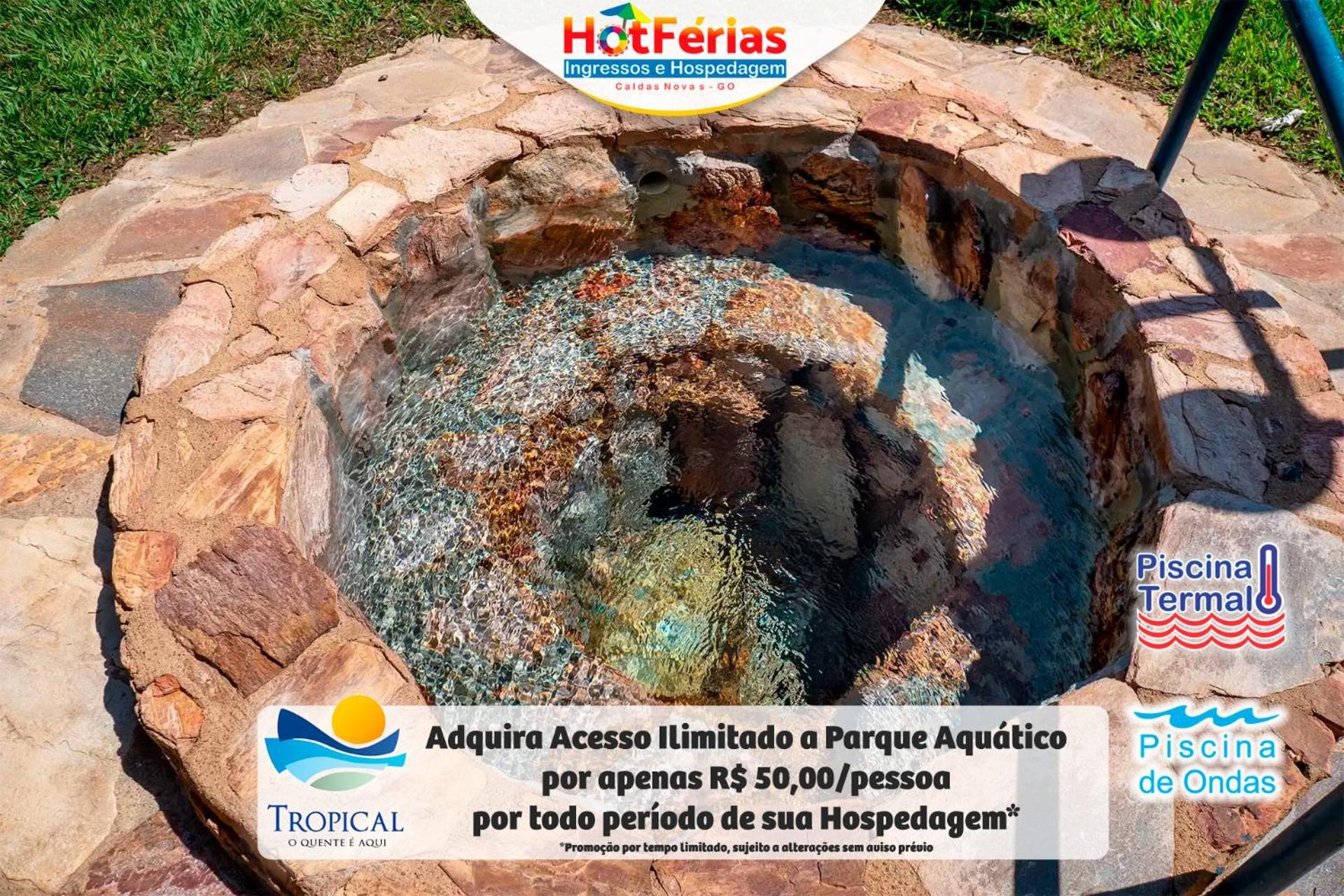 Flat Paradise, Piscinas Termais, Proximo Ao Centro - Hotferias Калдас-Новас Экстерьер фото